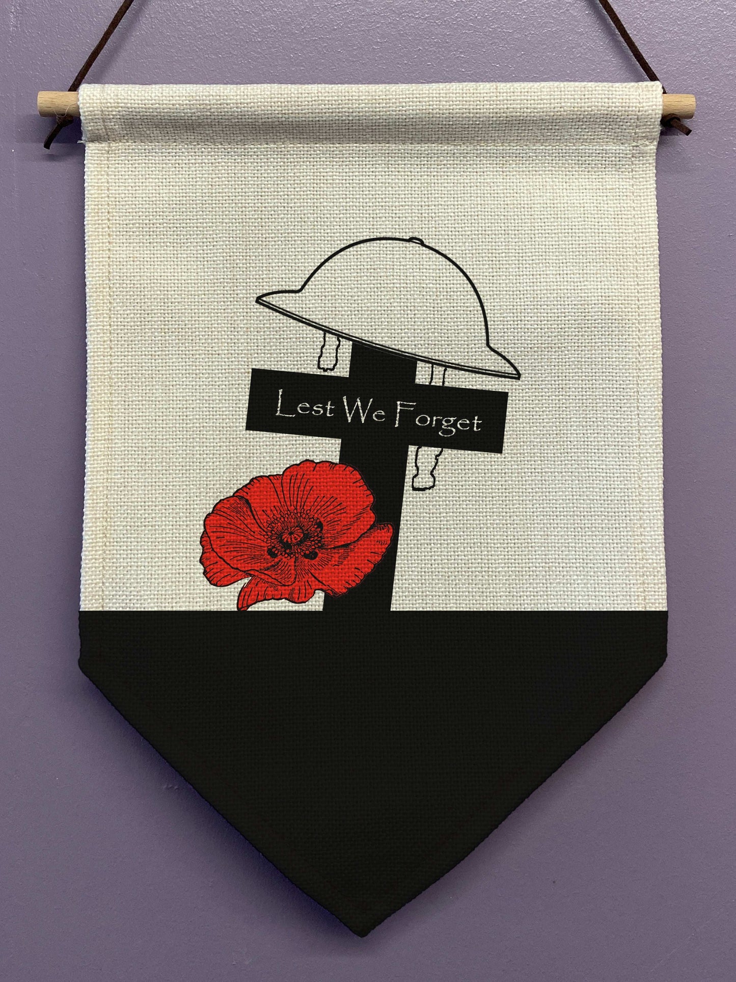 Lest We Forget Linen Bunting - shopquality4u