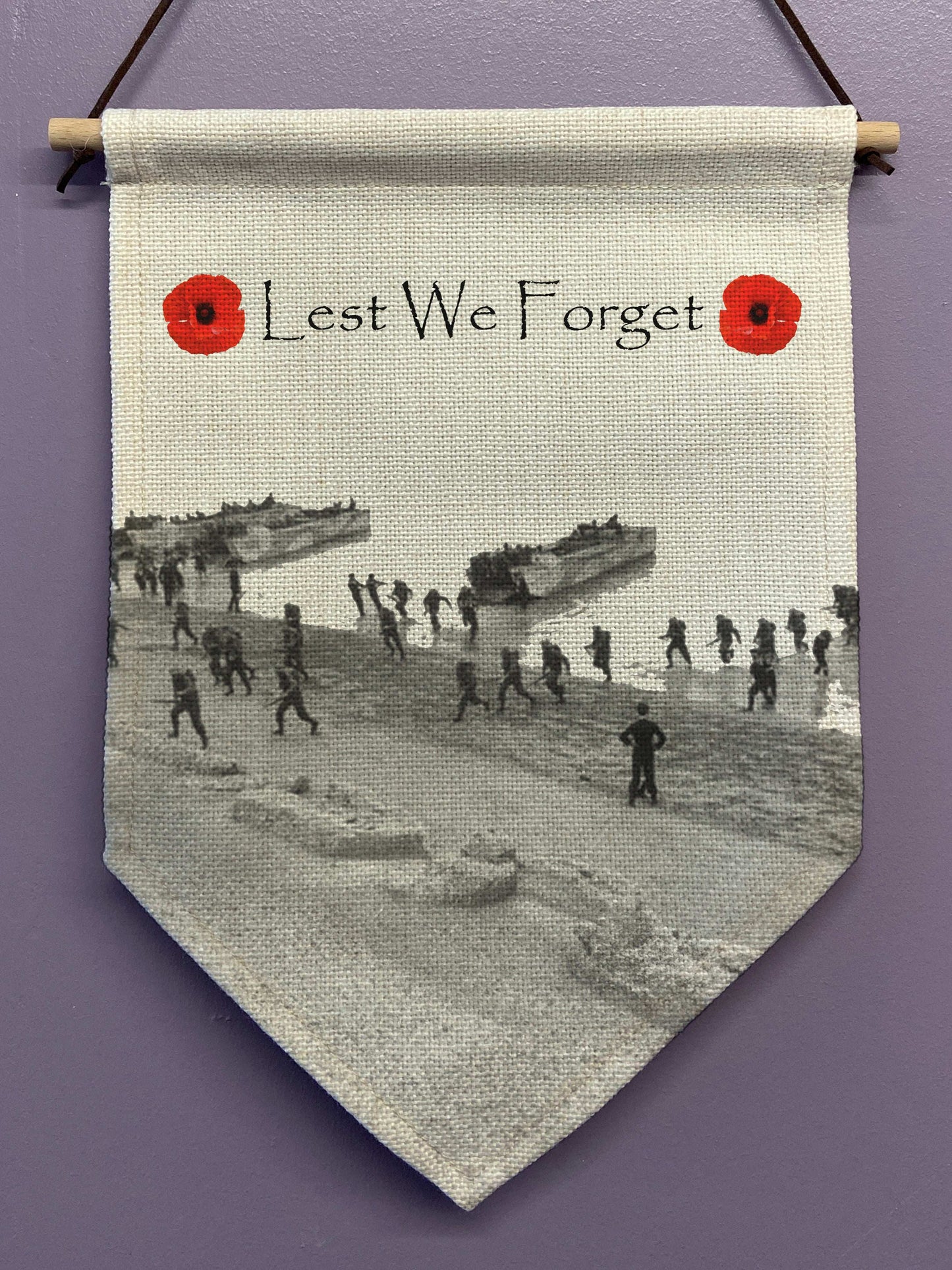 Lest We Forget Linen Bunting - shopquality4u