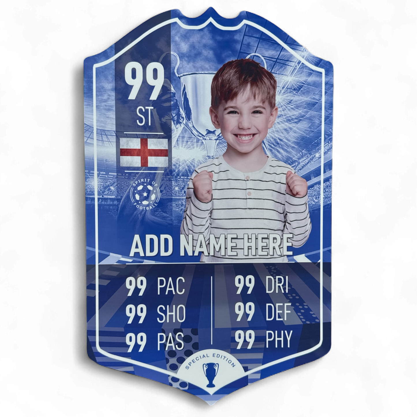Special Edition Football Card Player Stats
