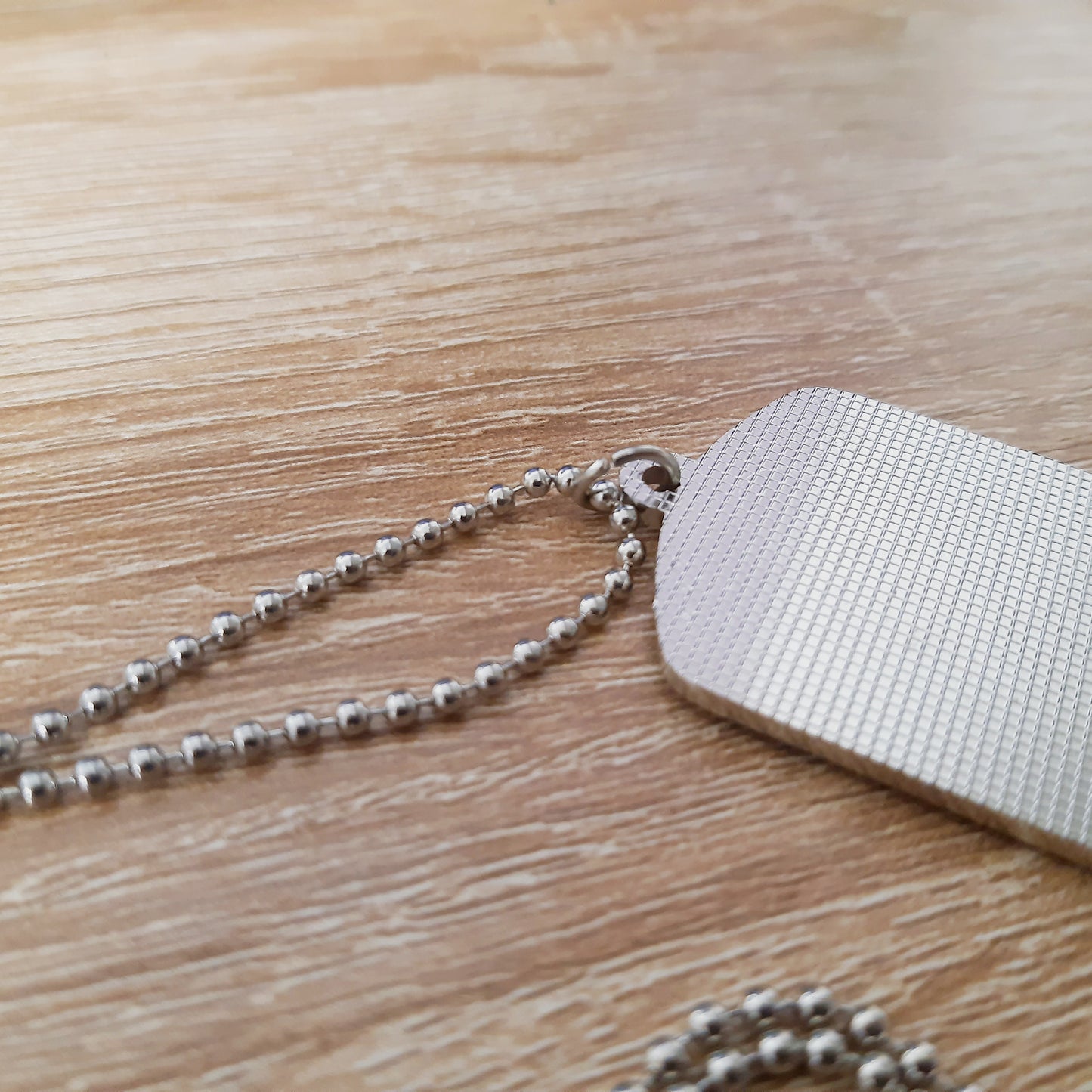 Red Background Football ID Tag Necklace - shopquality4u
