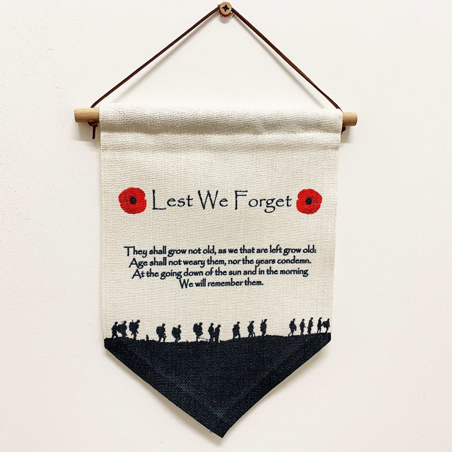 Lest We Forget Linen Bunting - shopquality4u