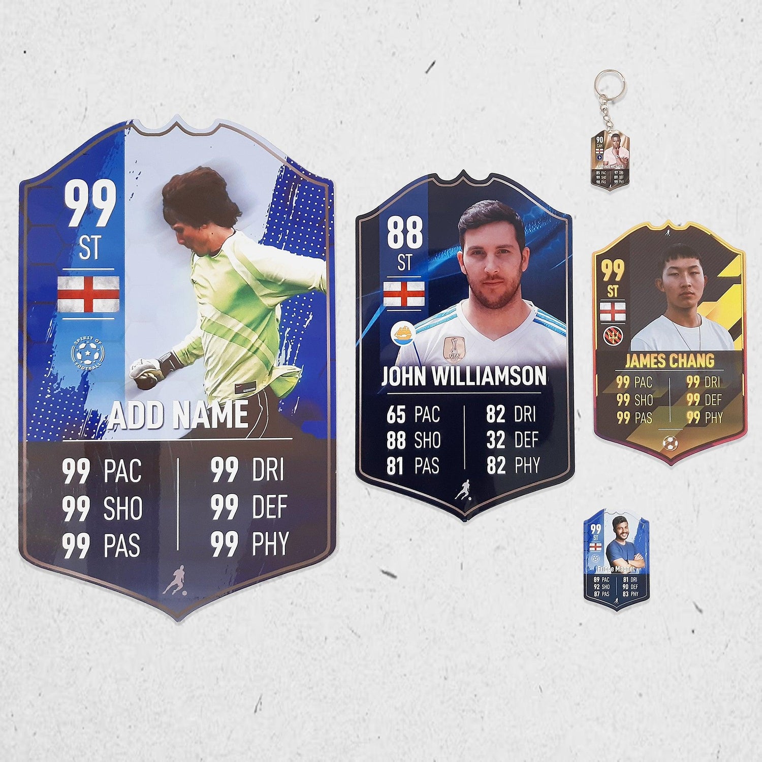 Football Stats Card (Gloss Finish) - shopquality4u
