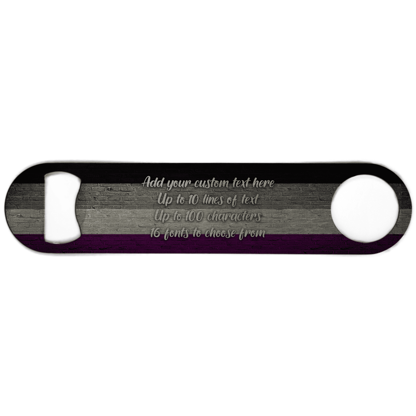 Asexual Pride Flag Bottle Opener - shopquality4u