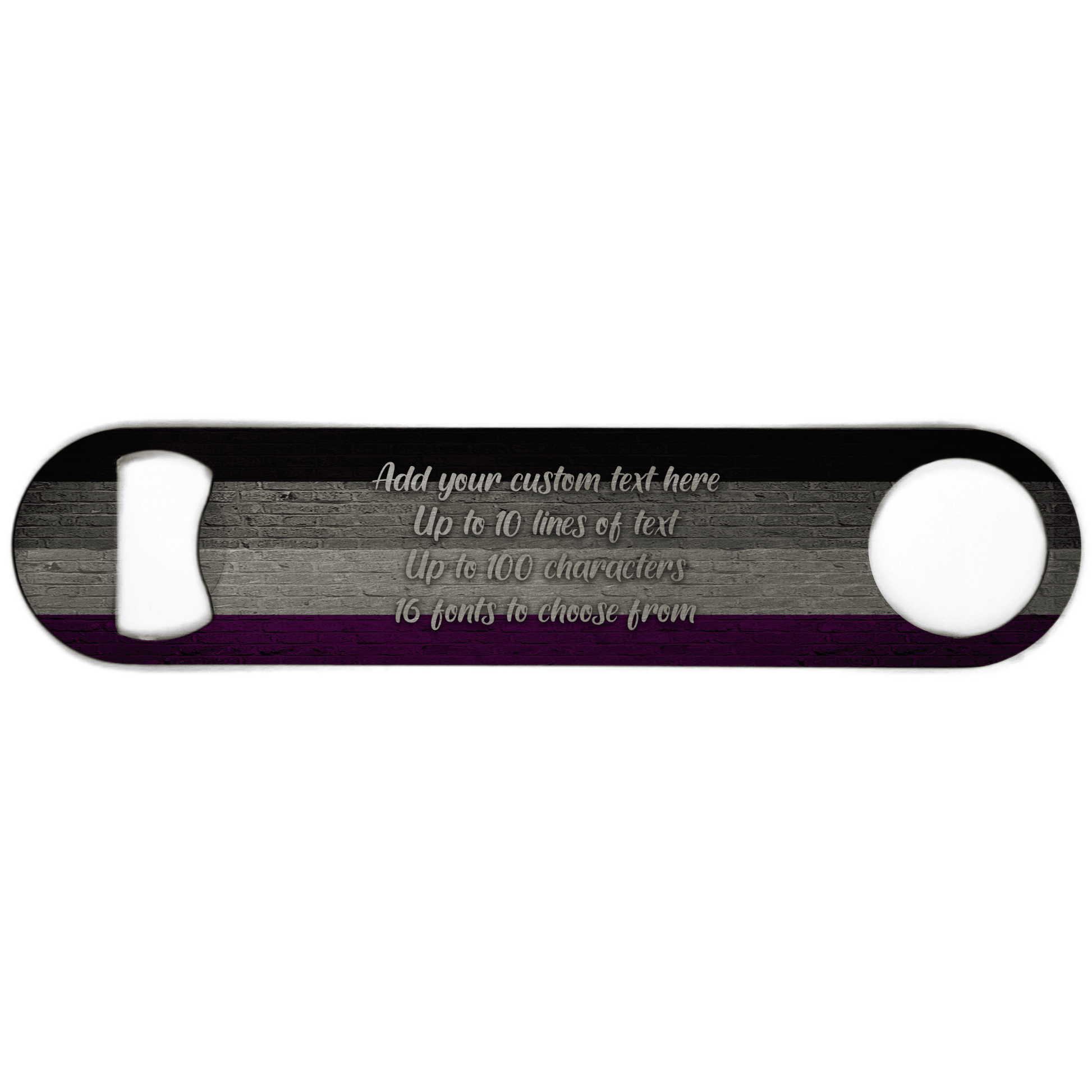 Asexual Pride Flag Bottle Opener - shopquality4u