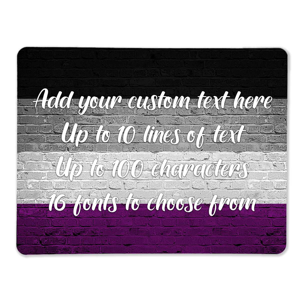Asexual Pride Flag Place Mat - shopquality4u