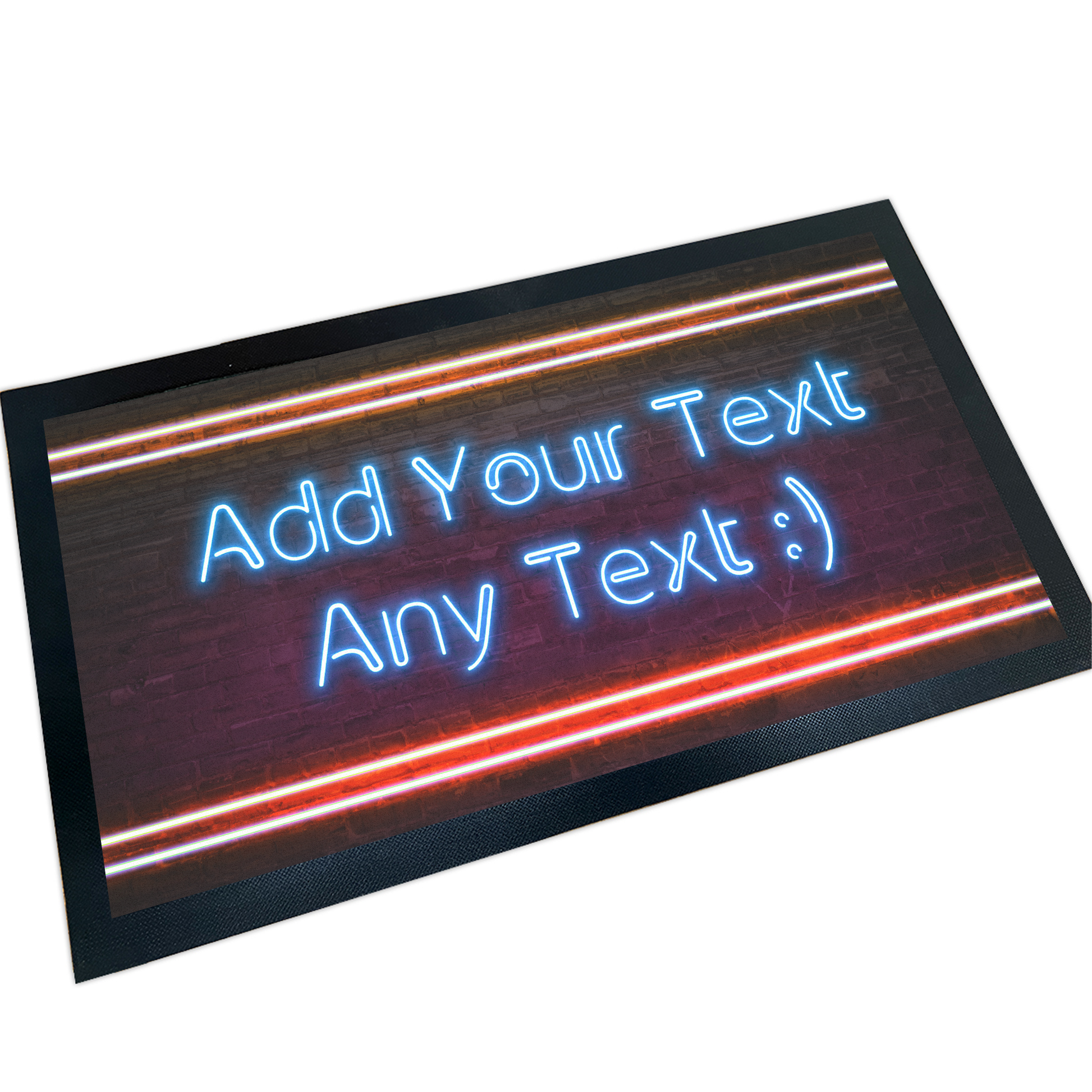 Personalised Neon Red Streaked Bar Set - shopquality4u