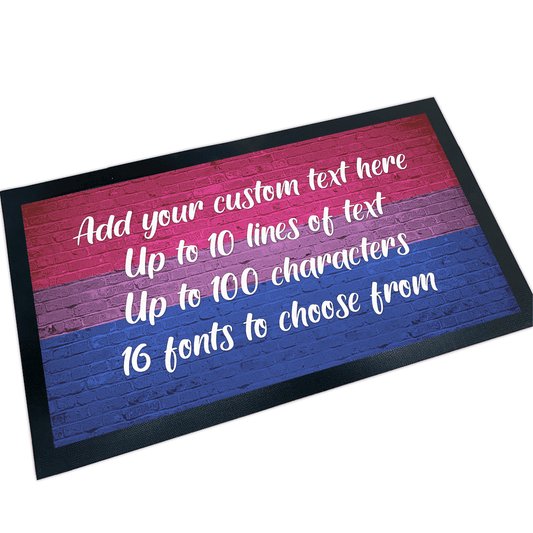 Bisexual Pride Flag Door Mat - shopquality4u