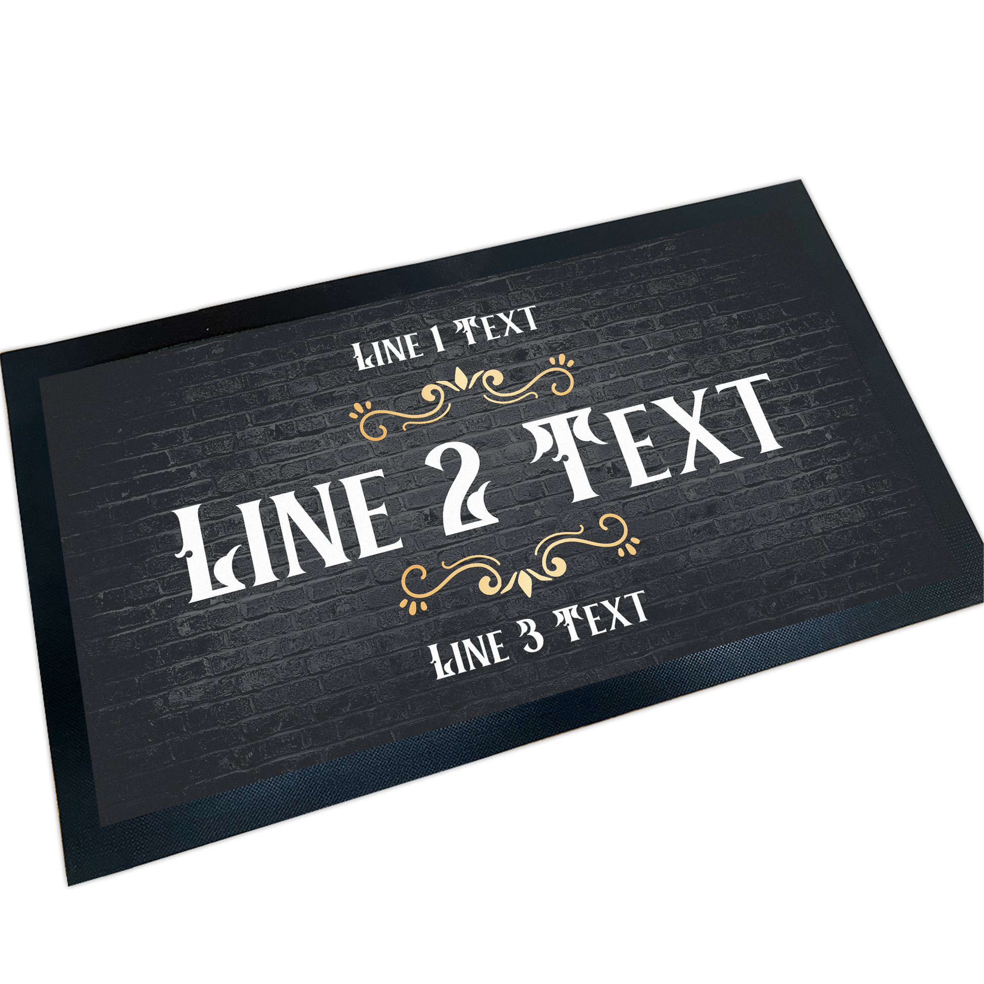 Personalised Dark Scrolls Bar Set - shopquality4u