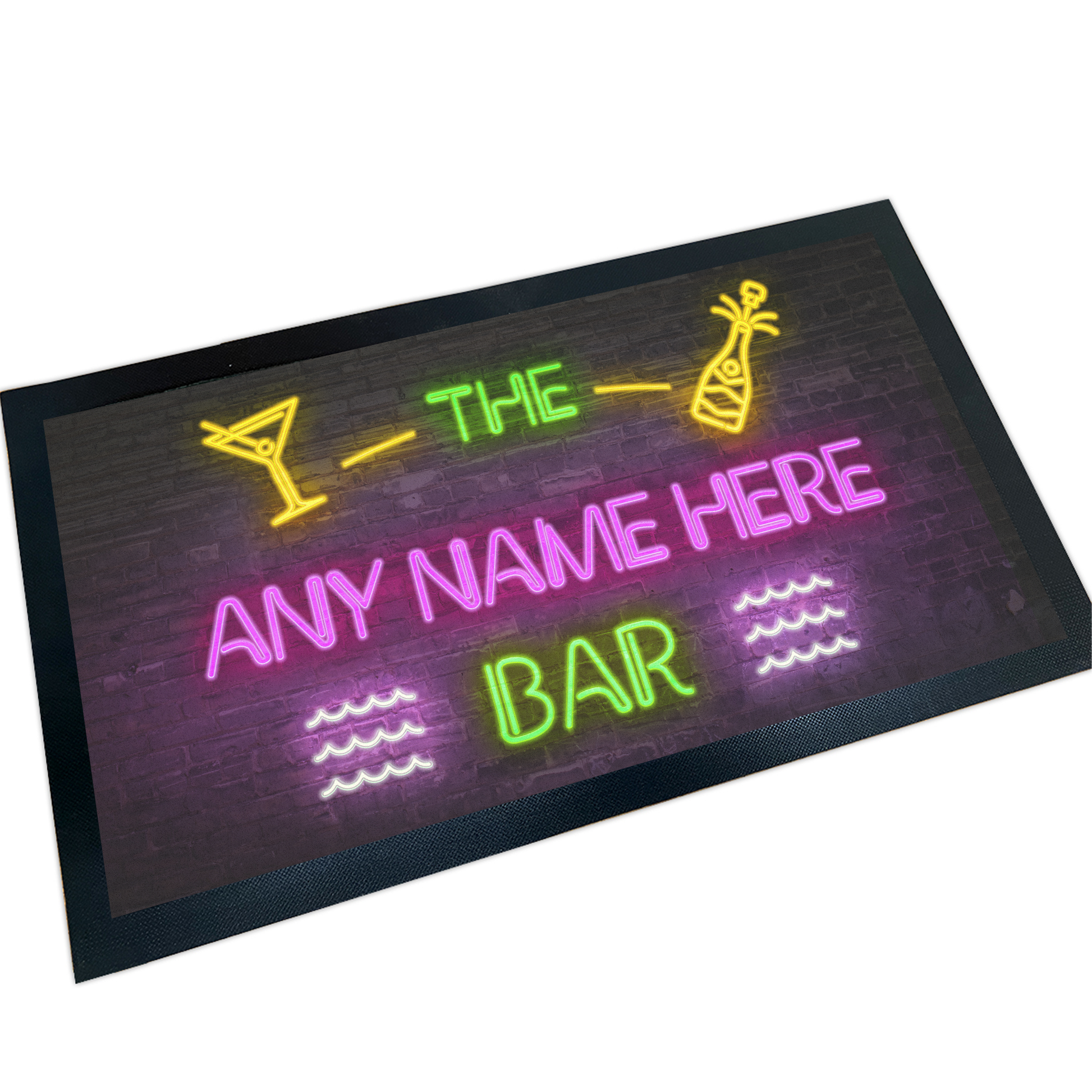 Personalised Neon Champaigne Bar Set - shopquality4u