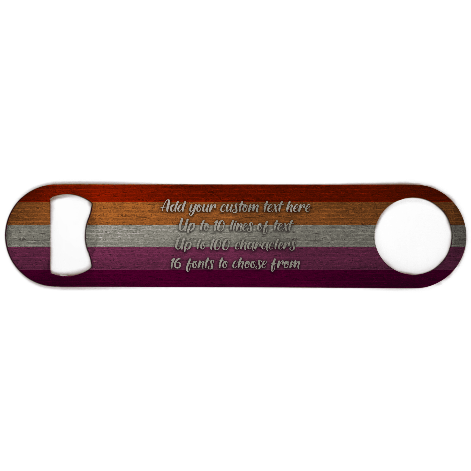 Lesbian Pride Flag Bottle Opener - shopquality4u