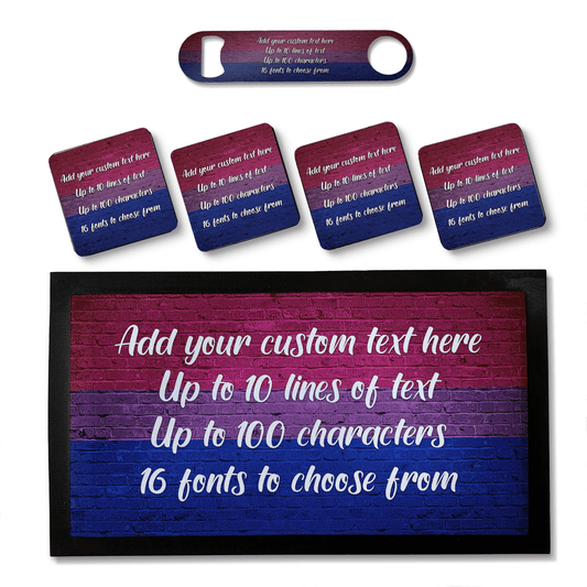 Bisexual Pride Flag Bar Sets - shopquality4u