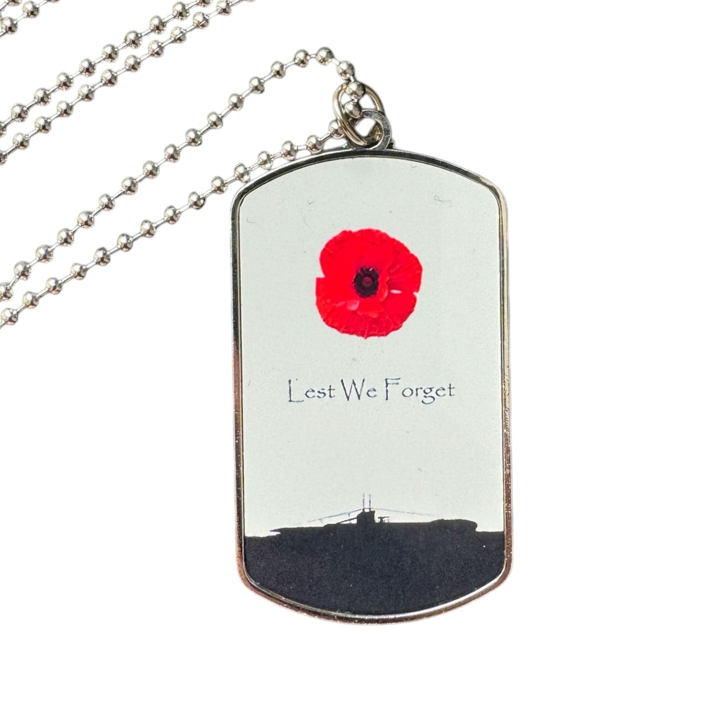Stainless Steel ID Tag Necklace - shopquality4u