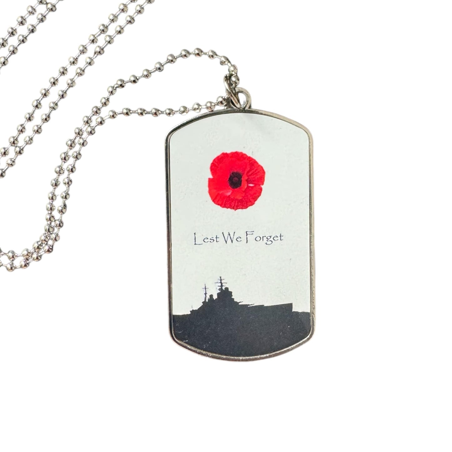 Stainless Steel ID Tag Necklace - shopquality4u