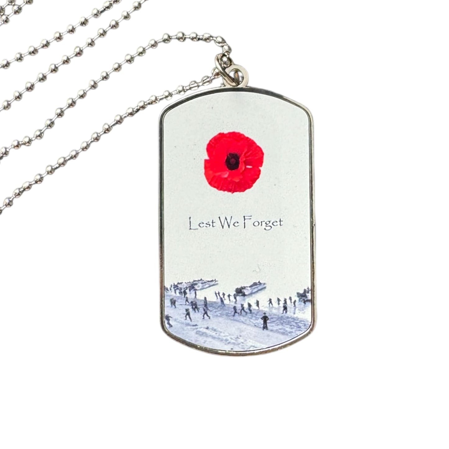 Stainless Steel ID Tag Necklace - shopquality4u