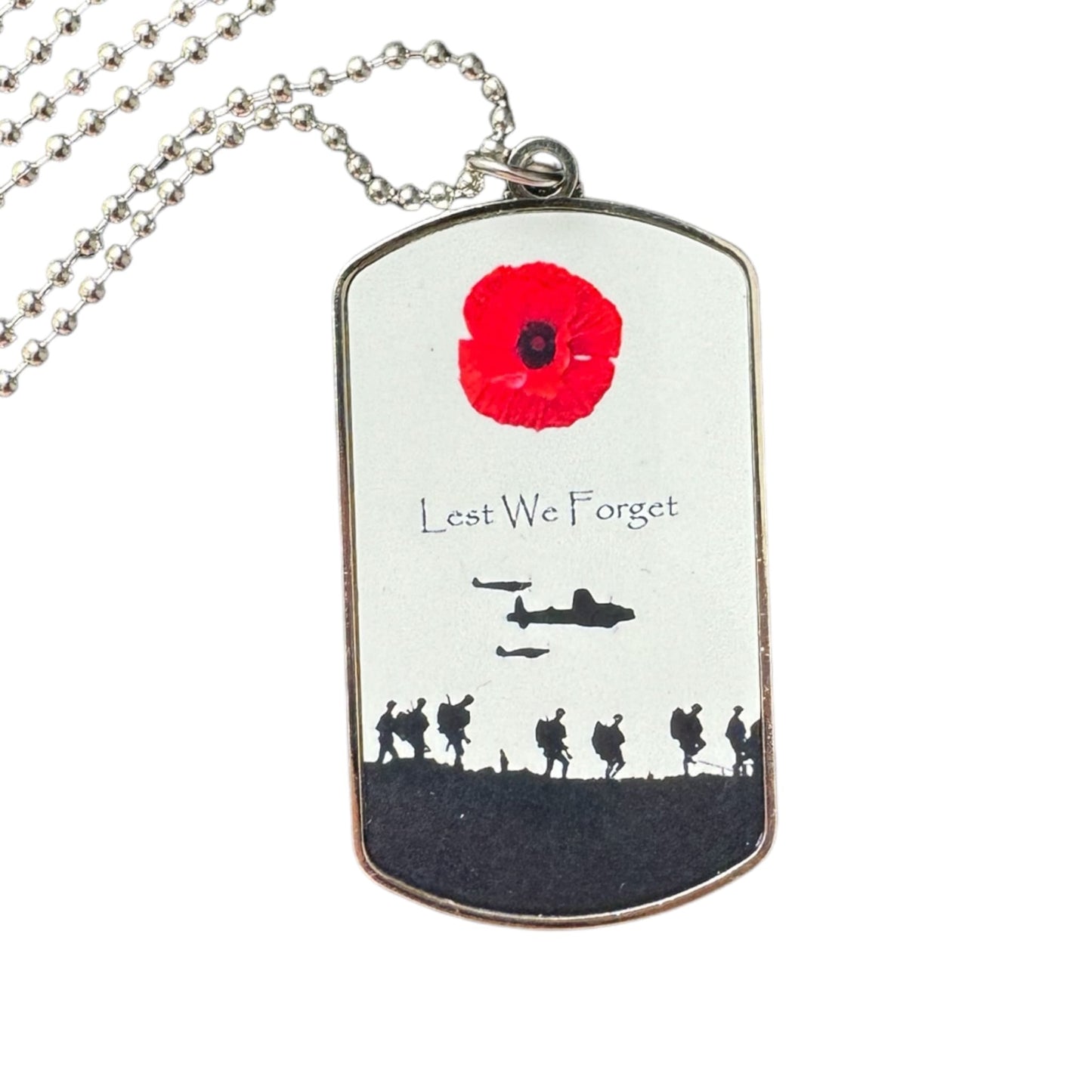 Stainless Steel ID Tag Necklace - shopquality4u
