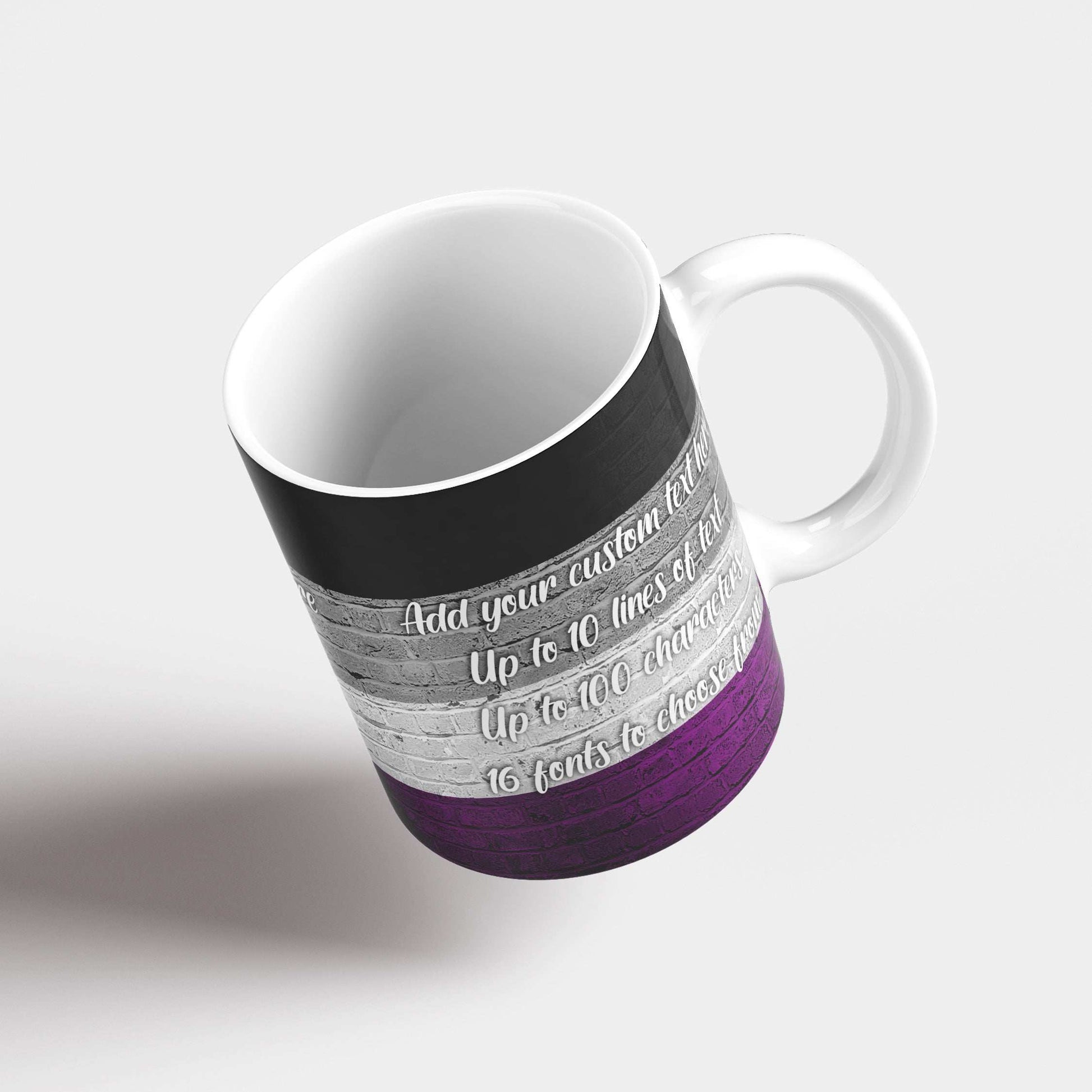 Asexual Pride Flag Custom Mug - shopquality4u