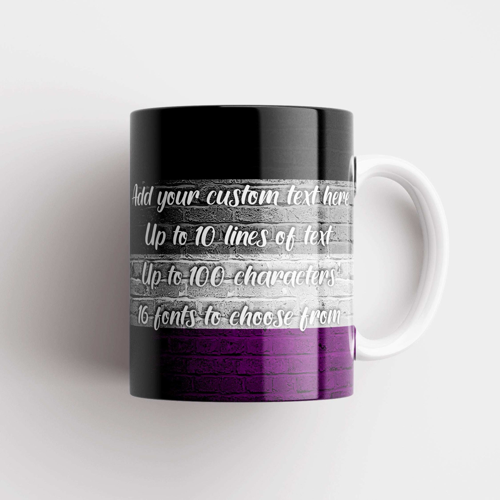 Asexual Pride Flag Custom Mug - shopquality4u
