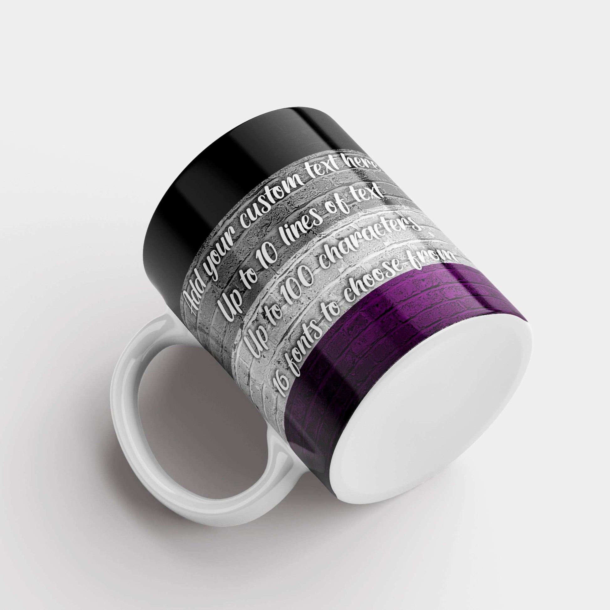 Asexual Pride Flag Custom Mug - shopquality4u