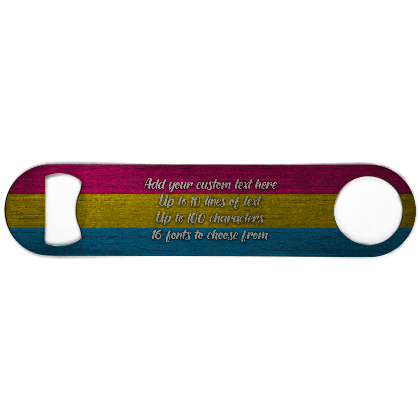 Pansexual Pride Flag Bottle Opener - shopquality4u