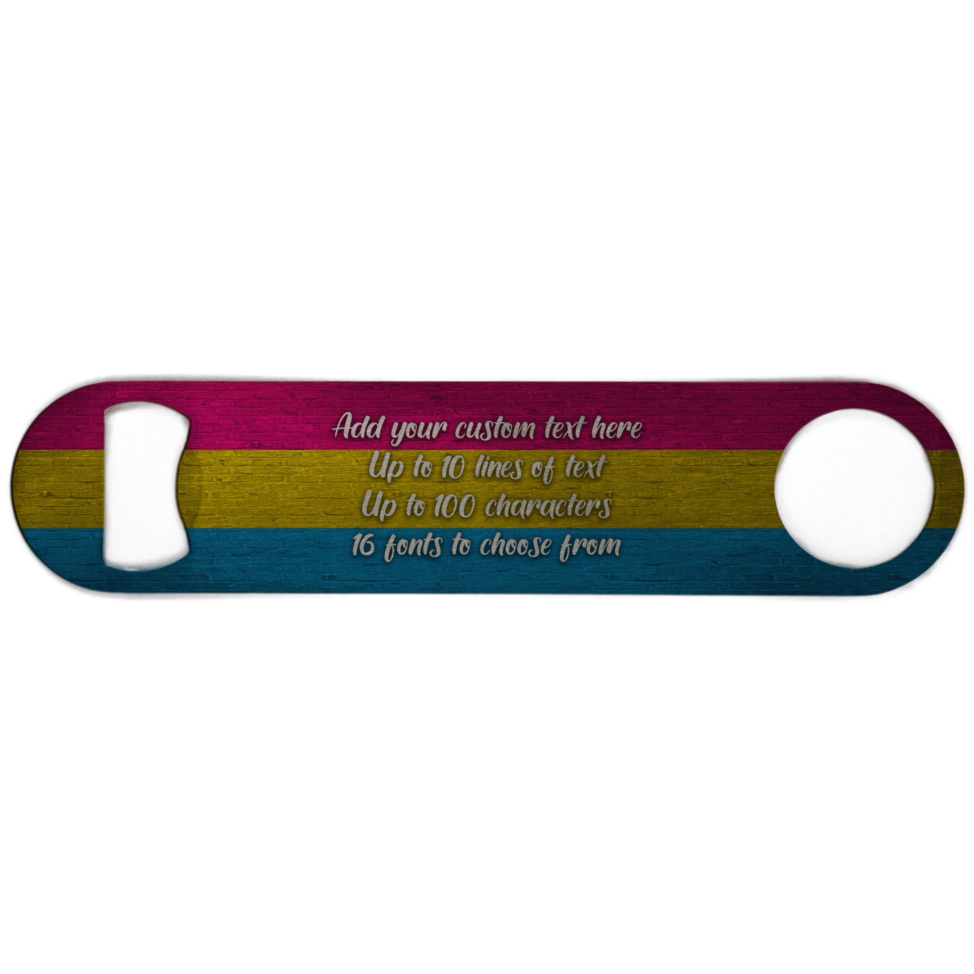 Pansexual Pride Flag Bottle Opener - shopquality4u