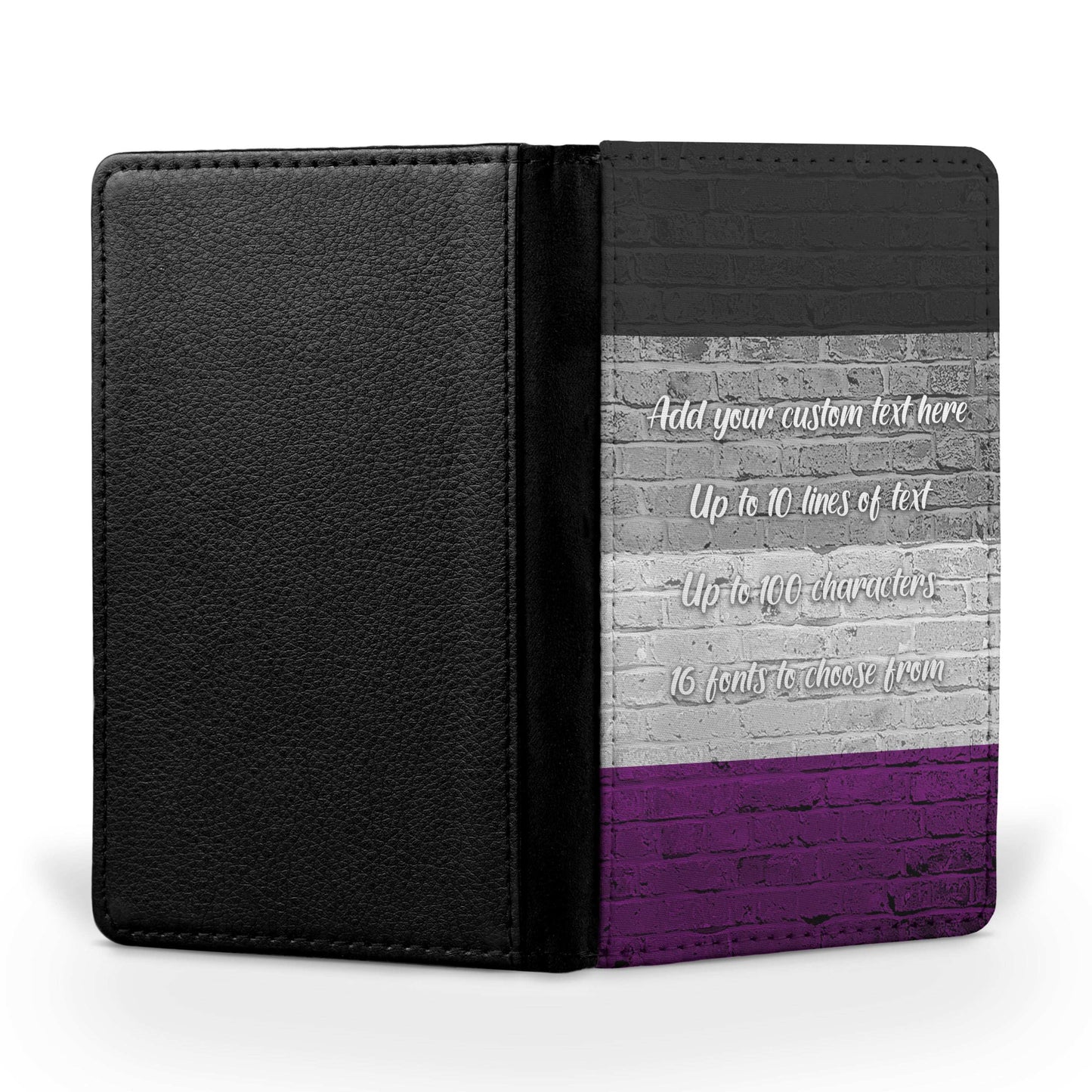 Asexual Pride Flag Passport Holder - shopquality4u