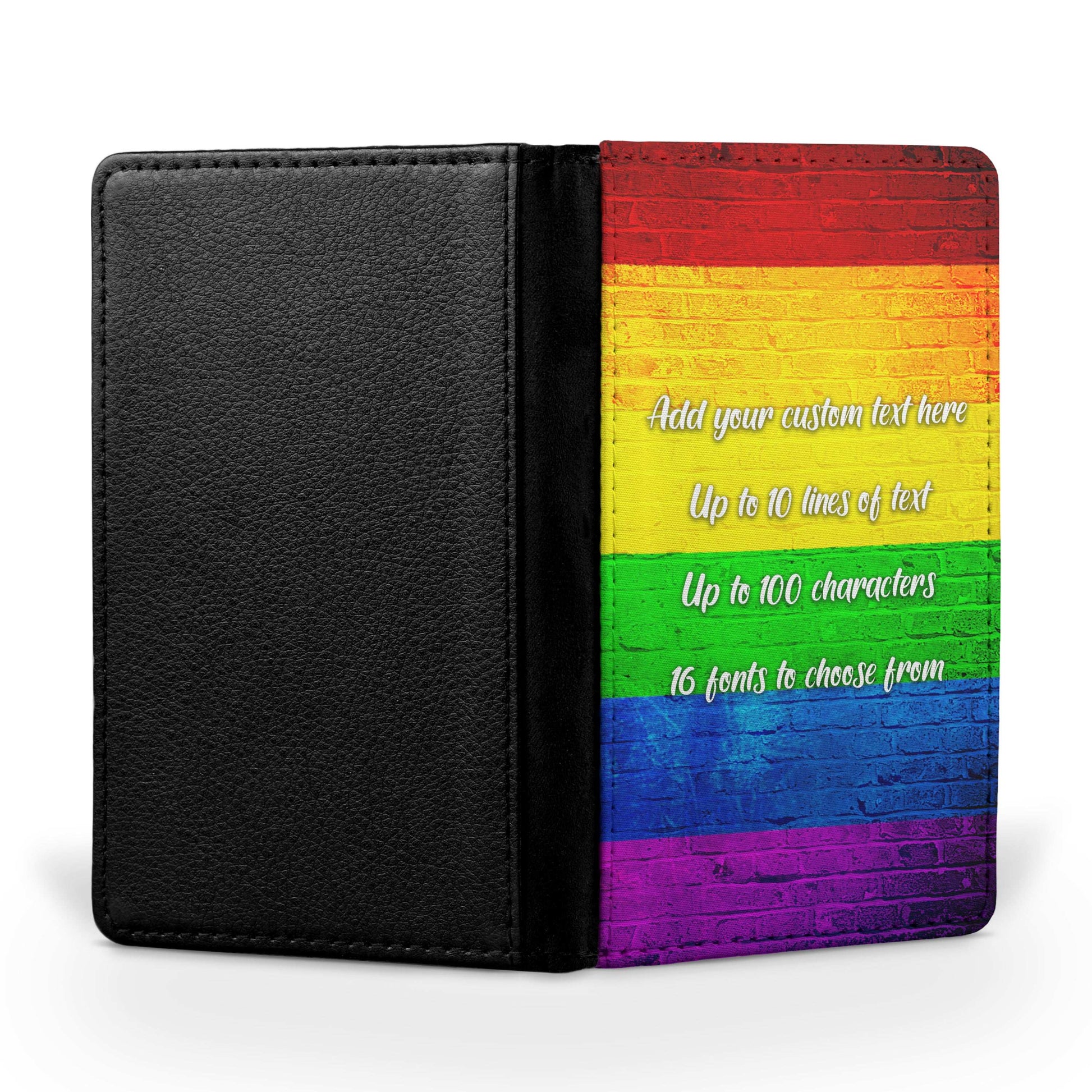 Gay Pride Flag Passport Holder - shopquality4u