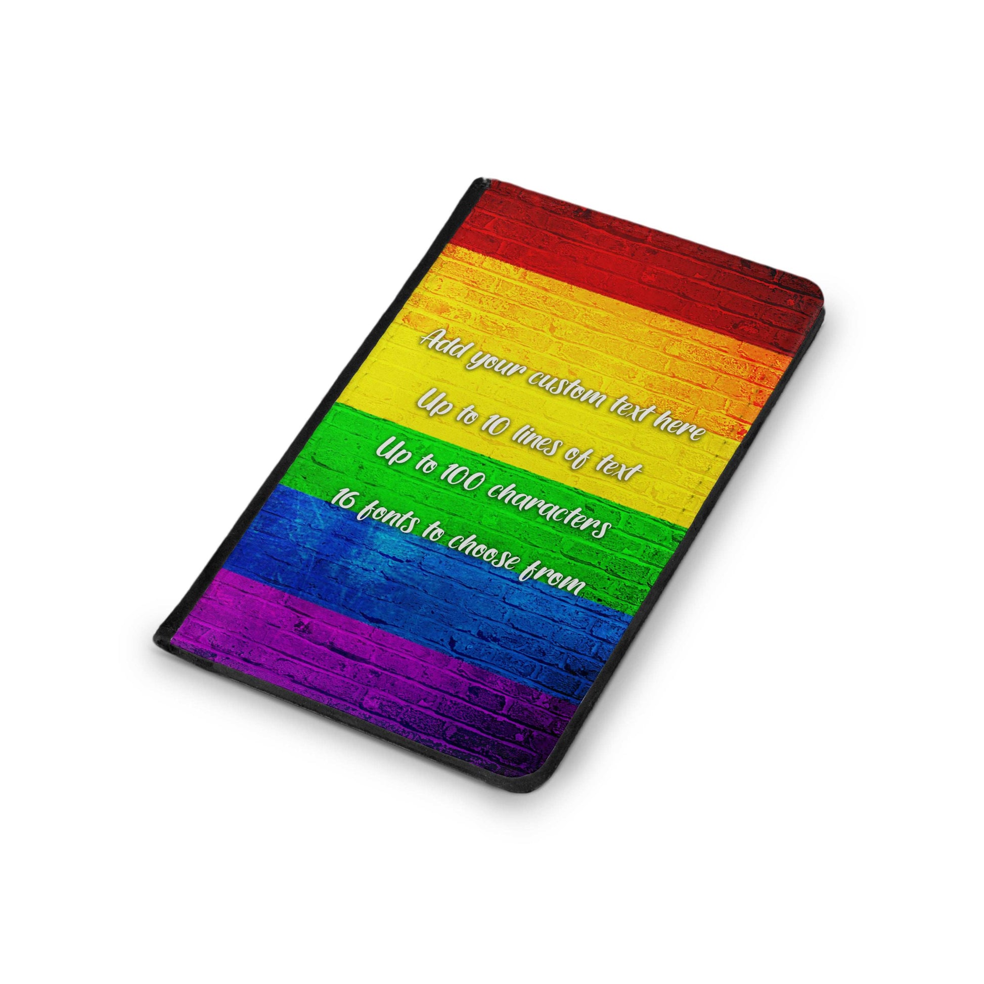 Gay Pride Flag Passport Holder - shopquality4u