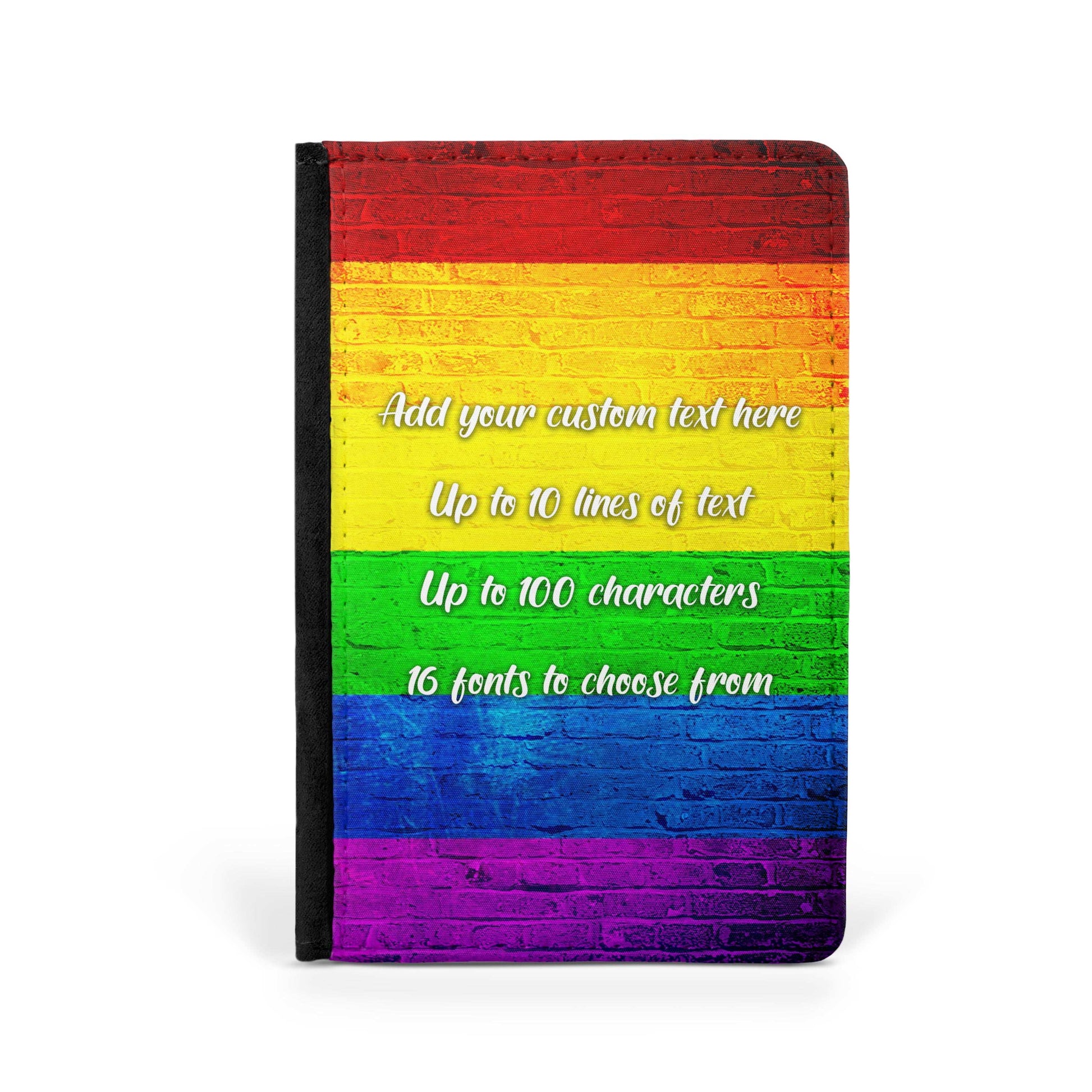 Gay Pride Flag Passport Holder - shopquality4u