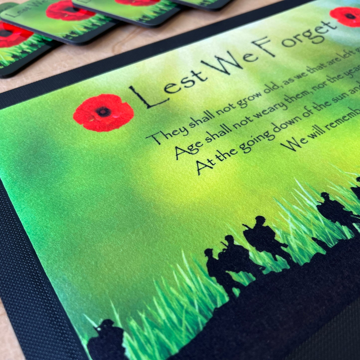 Flanders Field Remembrance Bar Set - shopquality4u