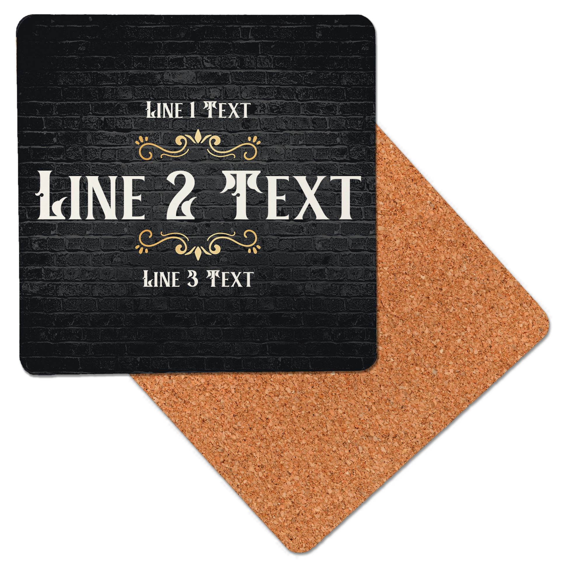 Personalised Dark Scrolls Bar Set - shopquality4u