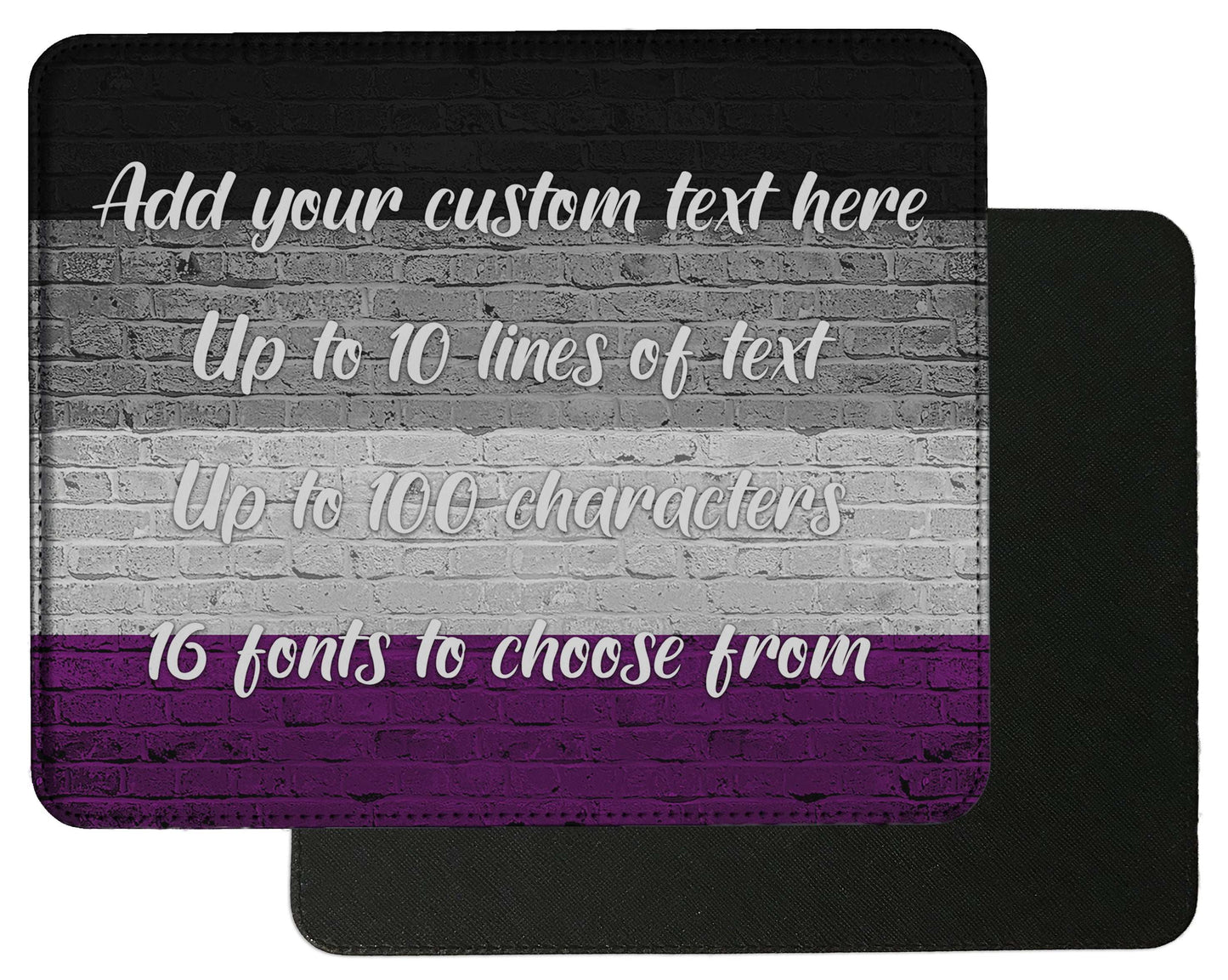 Asexual Pride Flag Mouse Pad - shopquality4u