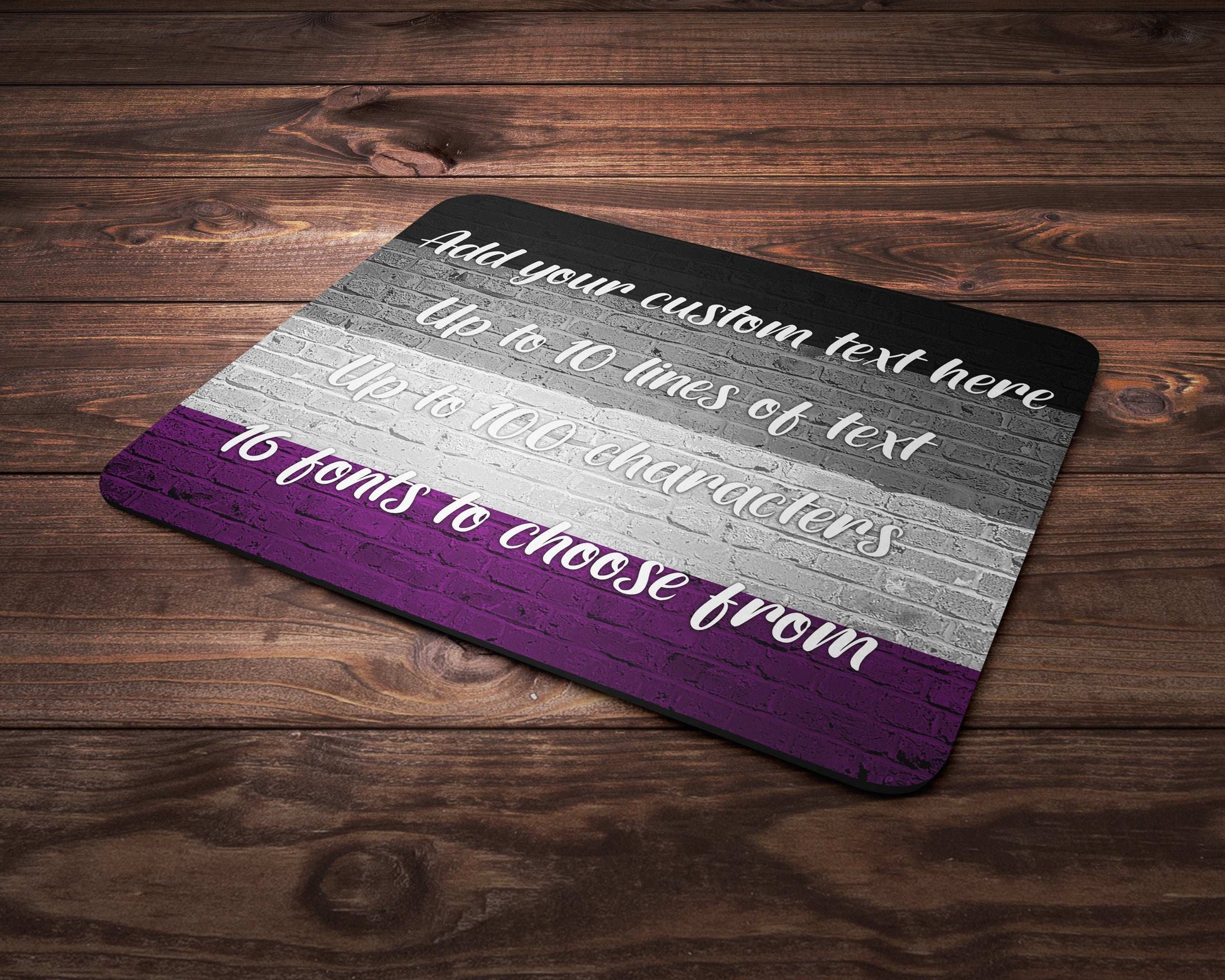 Asexual Pride Flag Mouse Pad - shopquality4u