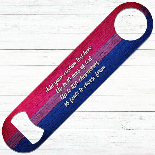 Bisexual Pride Flag Bottle Opener - shopquality4u