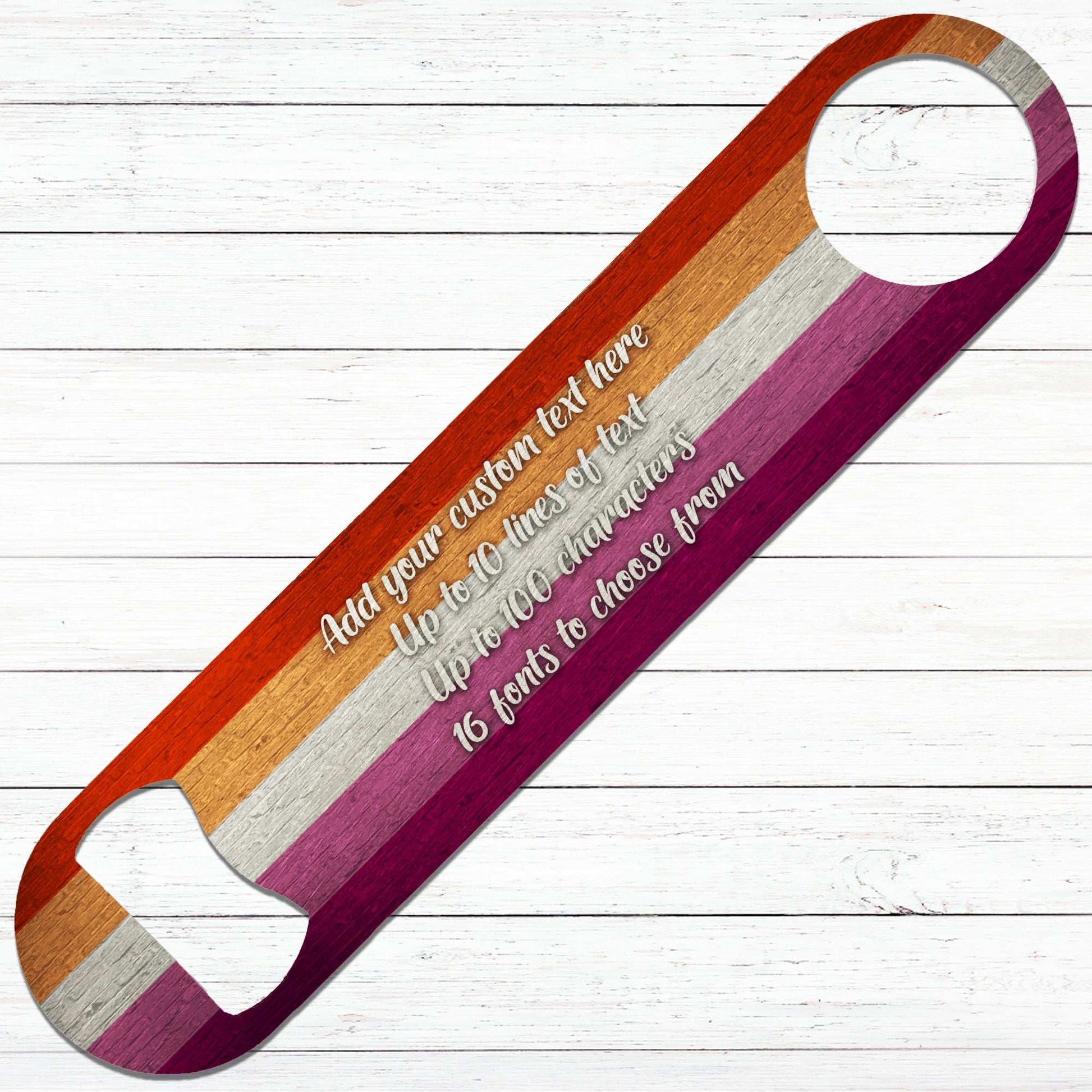 Lesbian Pride Flag Bottle Opener - shopquality4u
