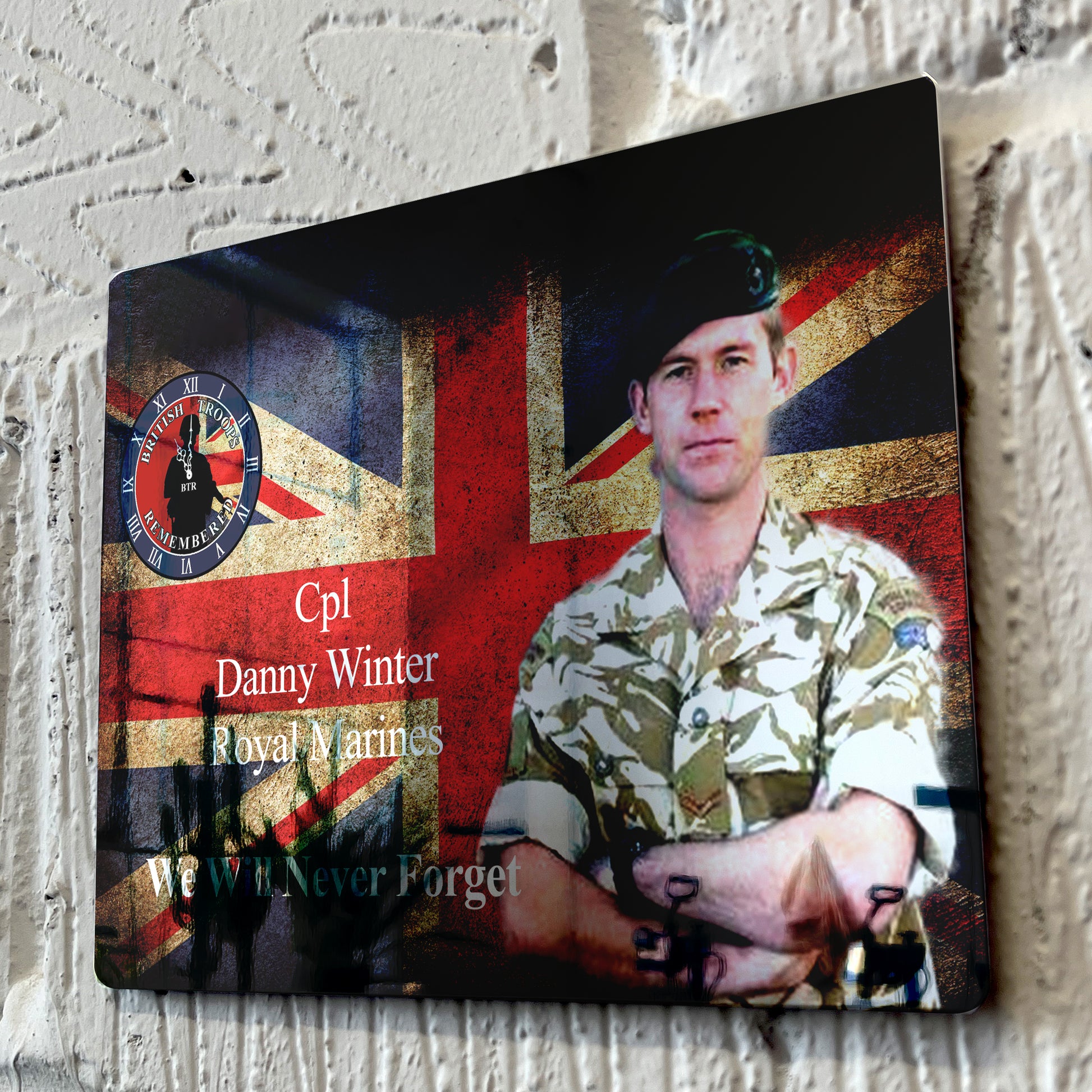 Soldier Template Mirror Metal Sign - shopquality4u