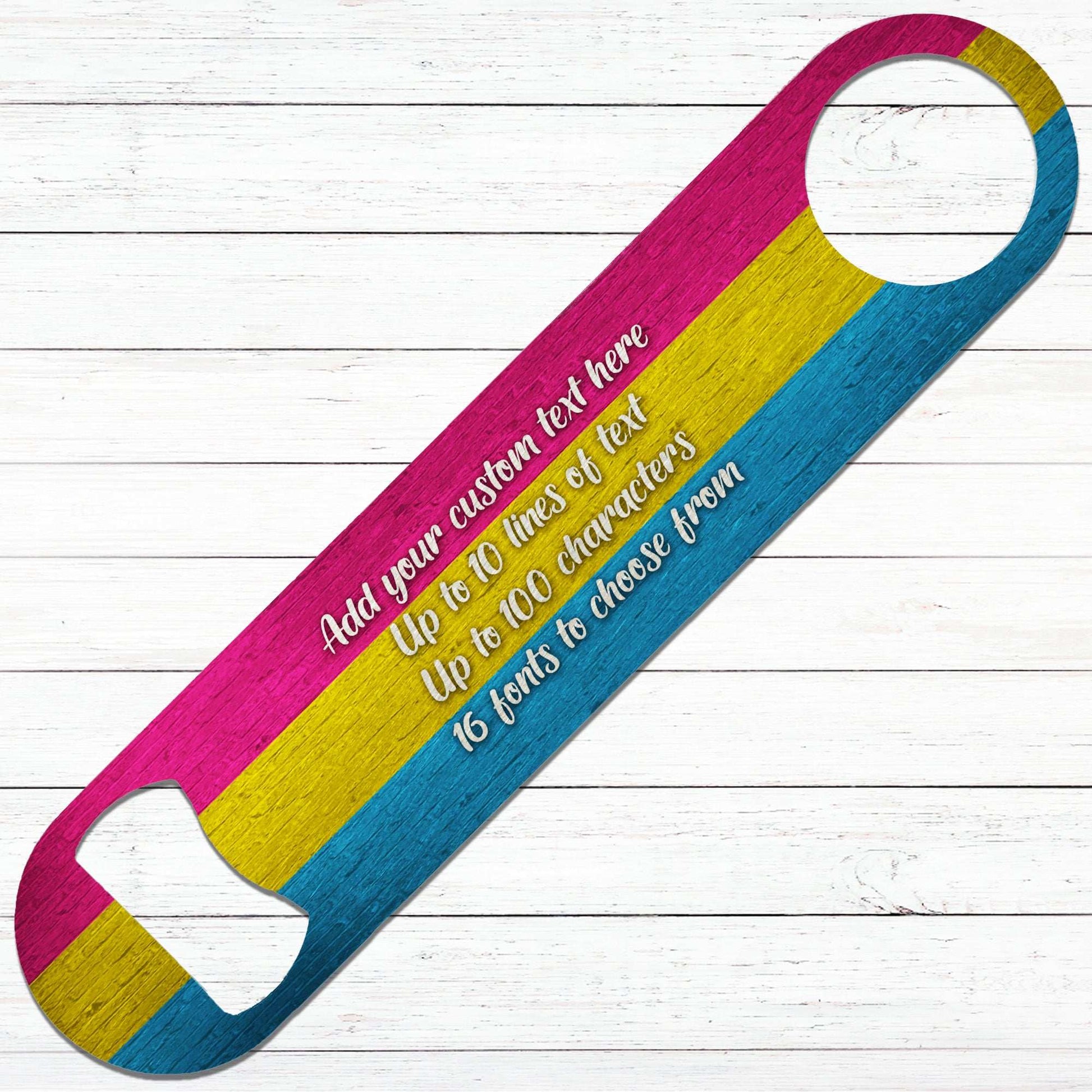 Pansexual Pride Flag Bottle Opener - shopquality4u