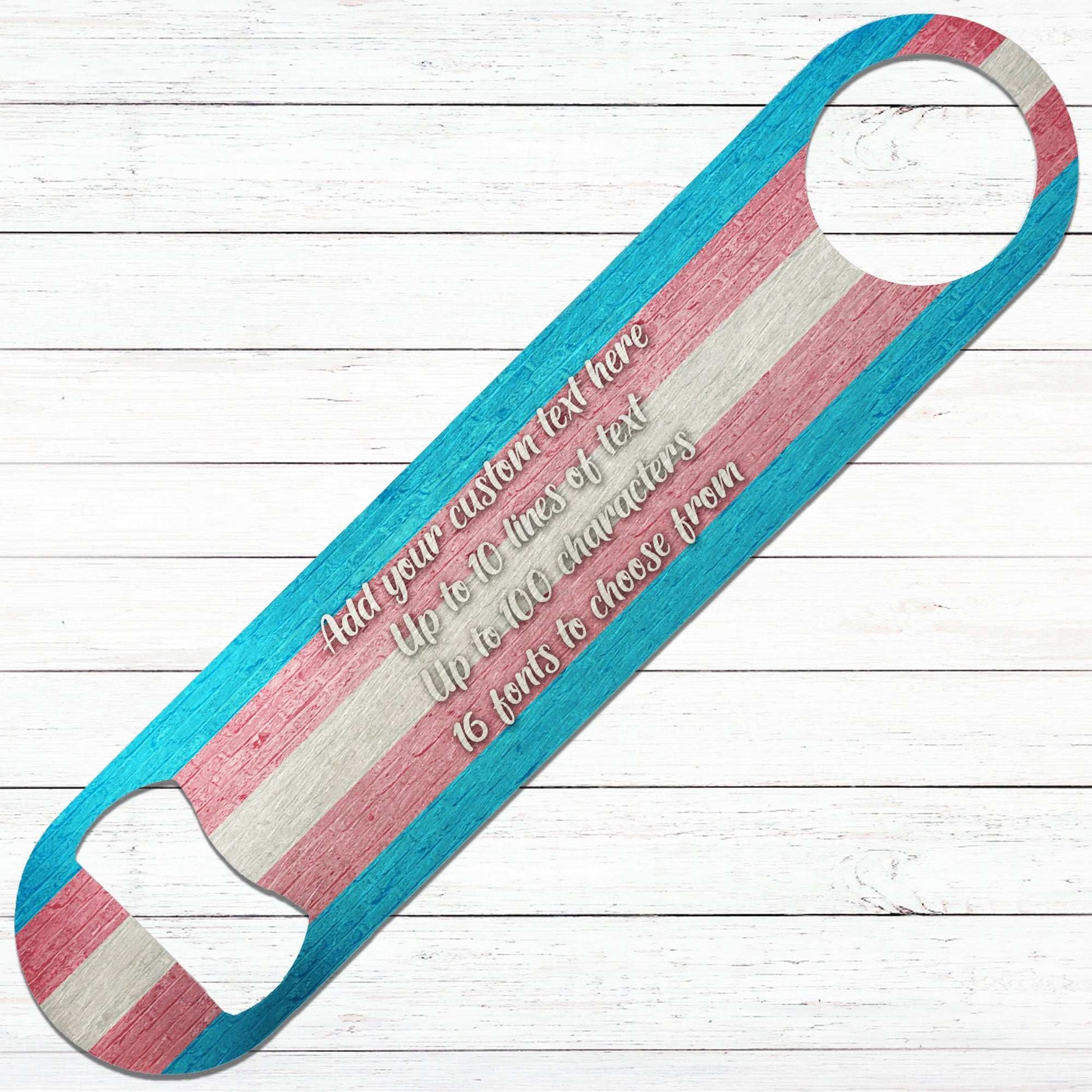 Trans Pride Flag Bottle Opener - shopquality4u