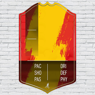 Yellow Strip Background Football Stats Shield - shopquality4u