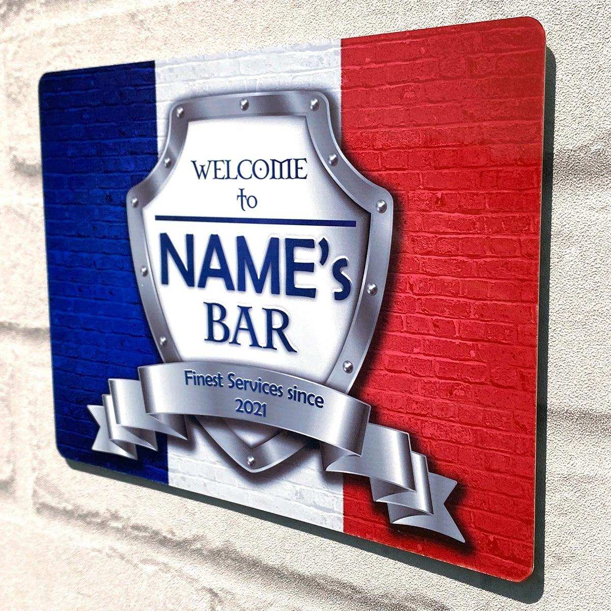 French Flag Metal Sign - shopquality4u