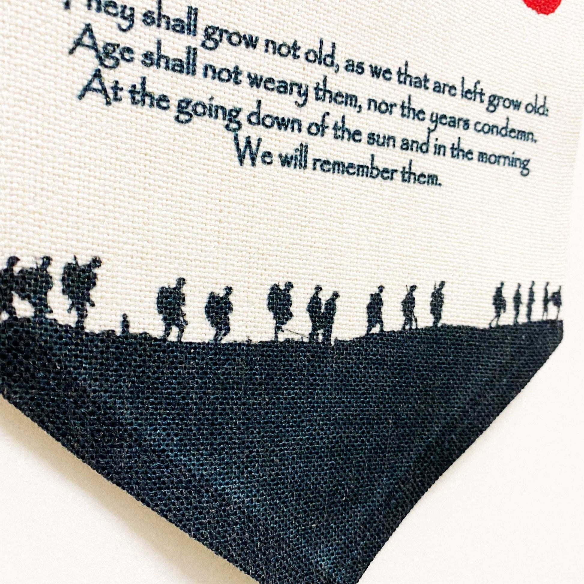Lest We Forget Linen Bunting - shopquality4u