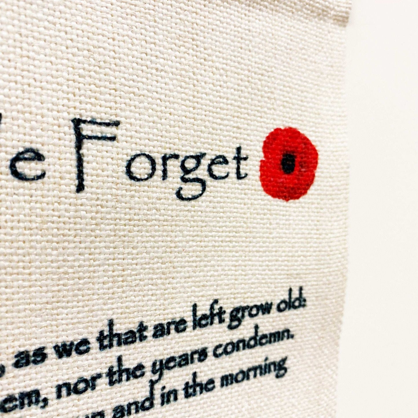 Lest We Forget Linen Bunting - shopquality4u