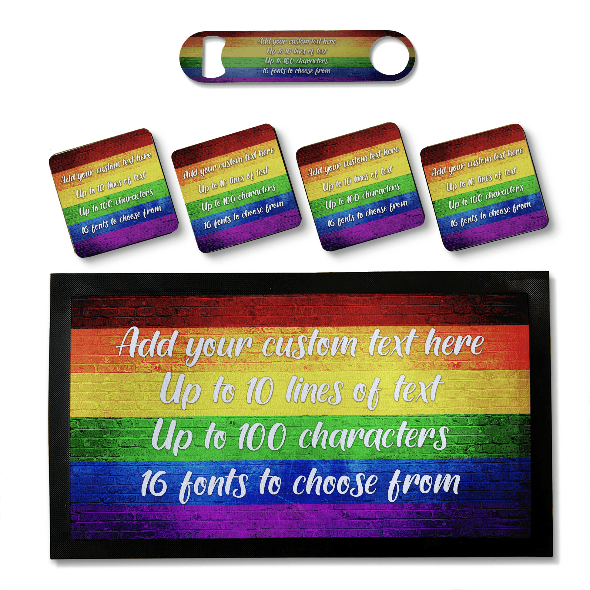 Gay Pride Flag Bar Sets - shopquality4u