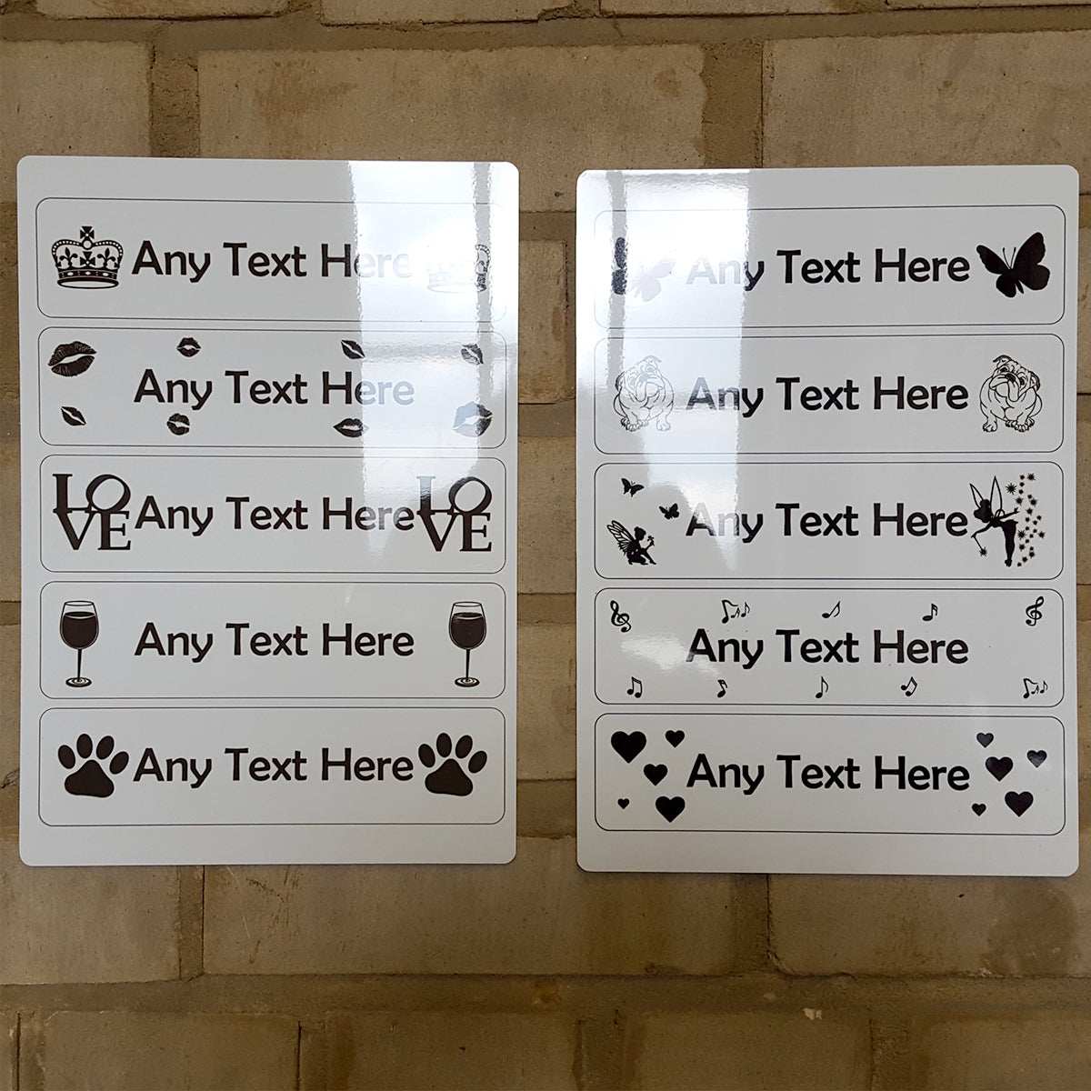 Personalised Plaque with ClipArt's - shopquality4u