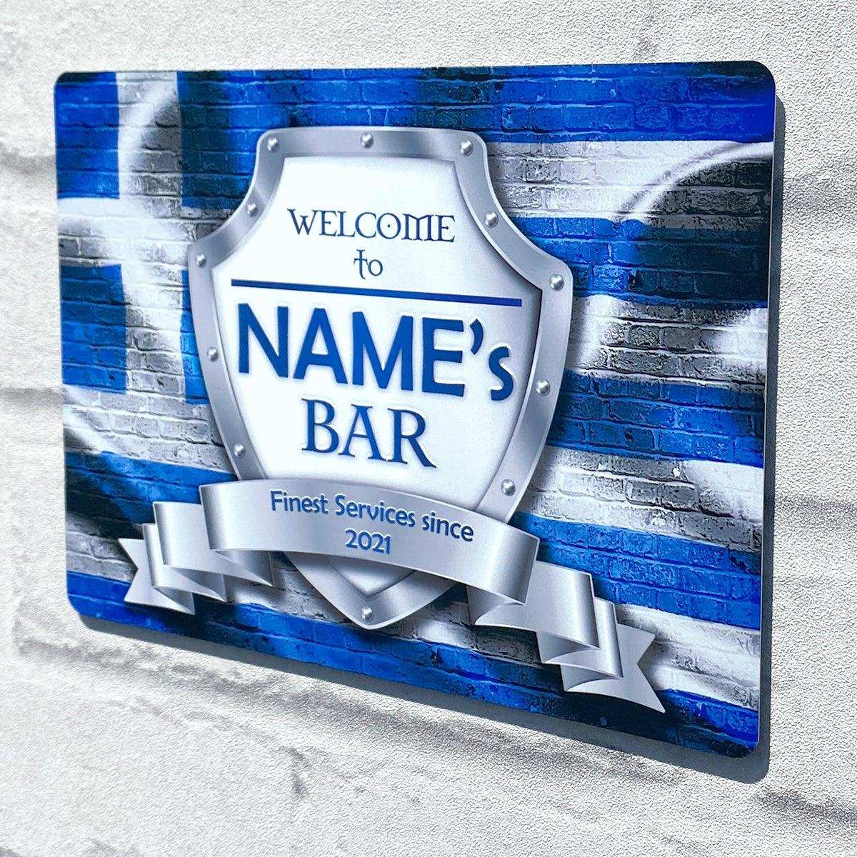 Greek Flag Metal Sign - shopquality4u