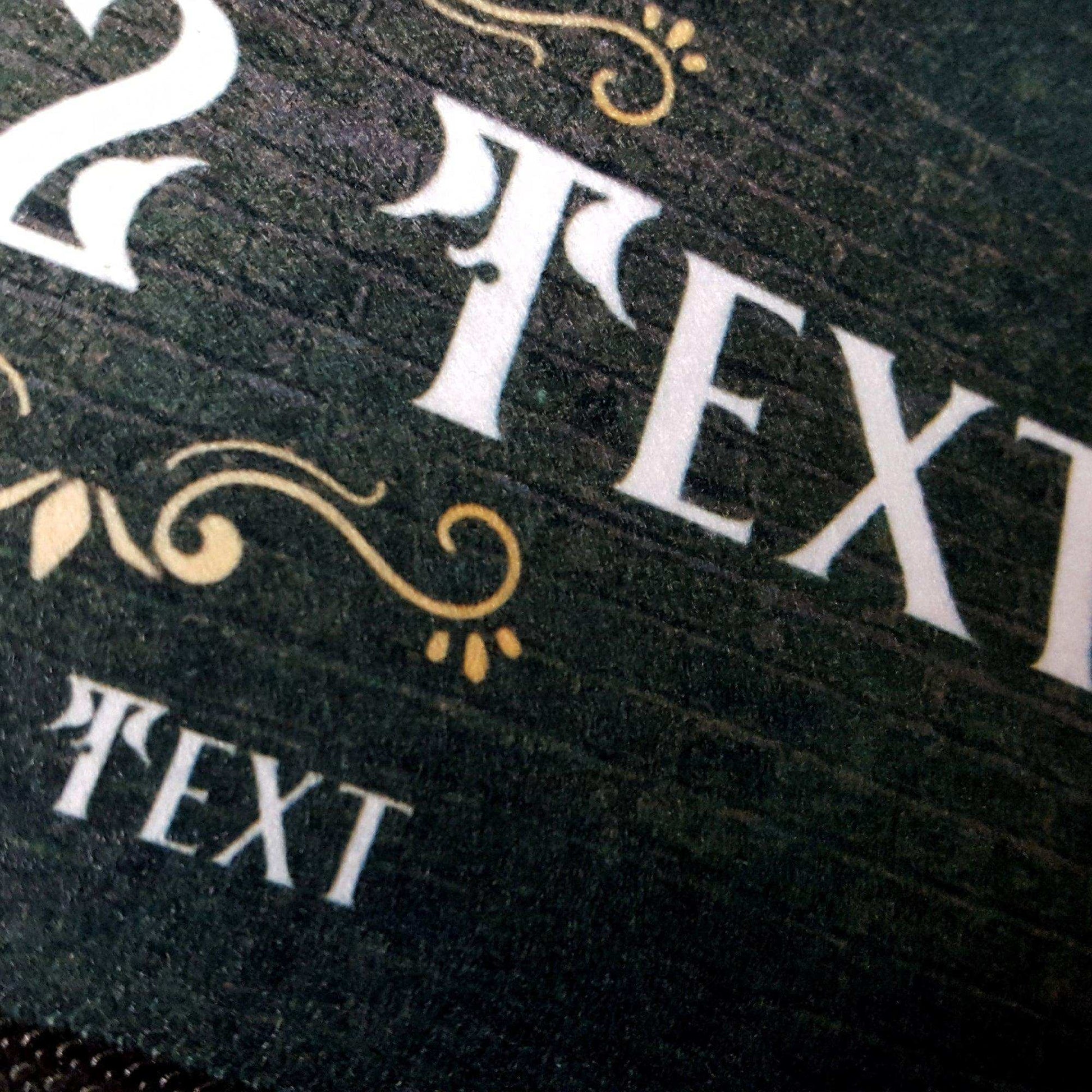 Dark Scrolls Bar Runner - shopquality4u