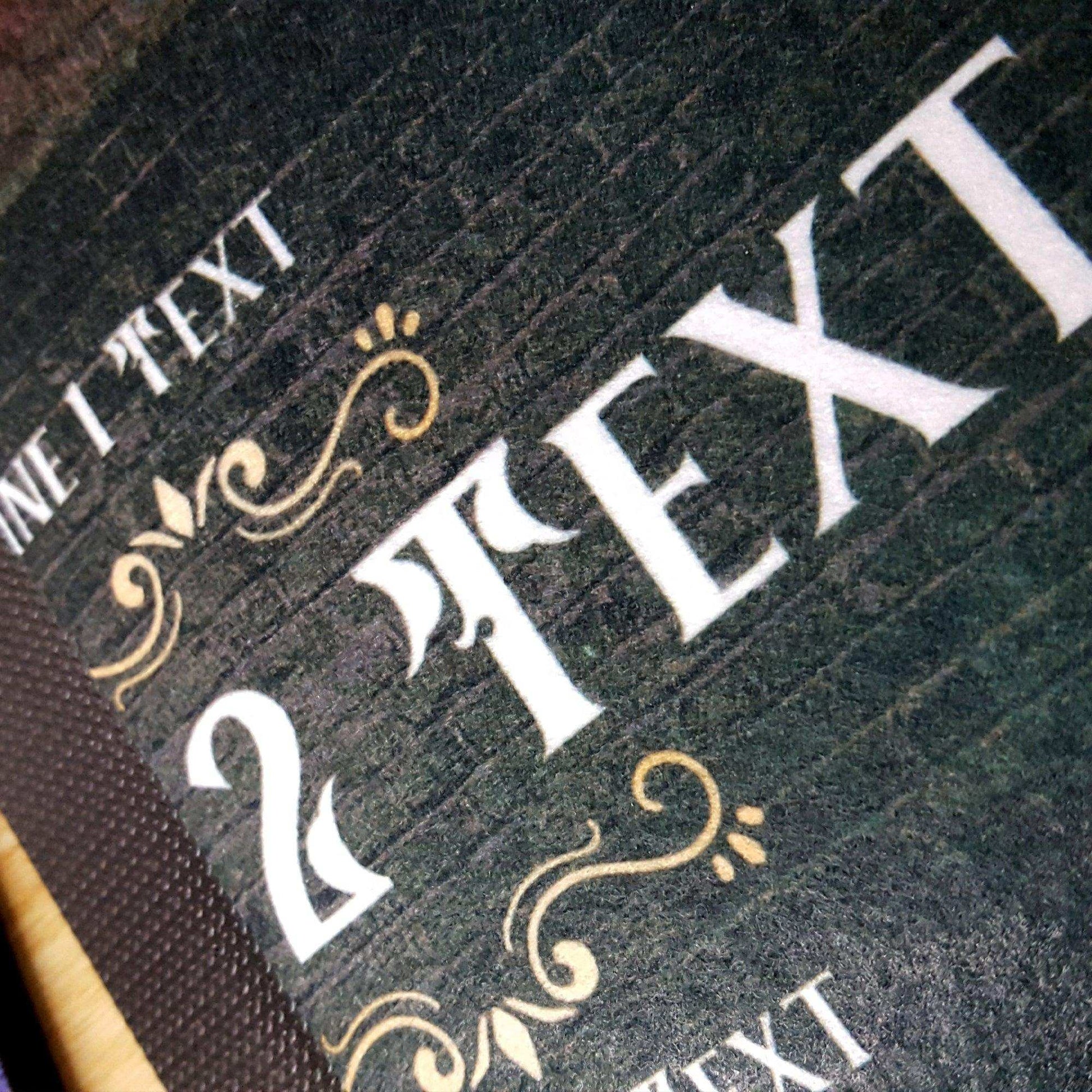 Dark Scrolls Bar Runner - shopquality4u