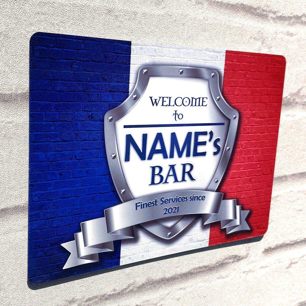 French Flag Metal Sign - shopquality4u