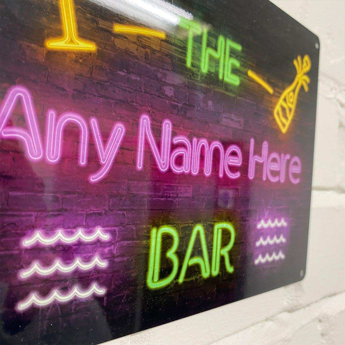 Neon Effect Waves Metal Sign - shopquality4u