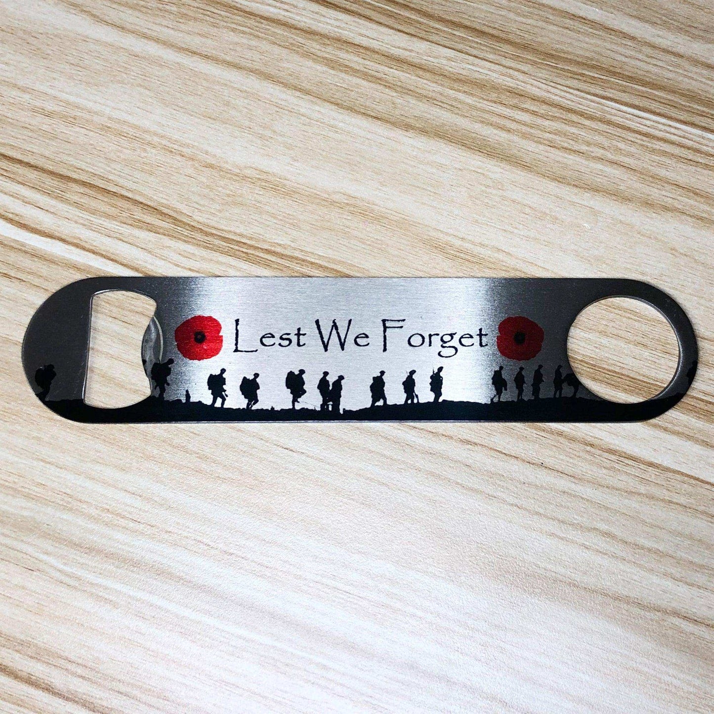 Lest We Forget Quote Bottle Opener - shopquality4u