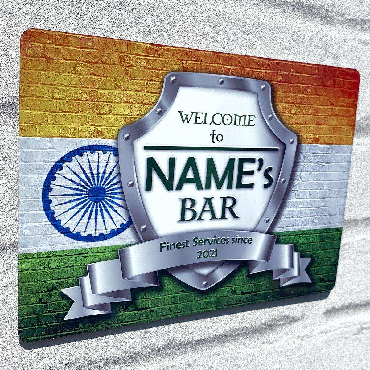 Indian Flag Metal Sign - shopquality4u